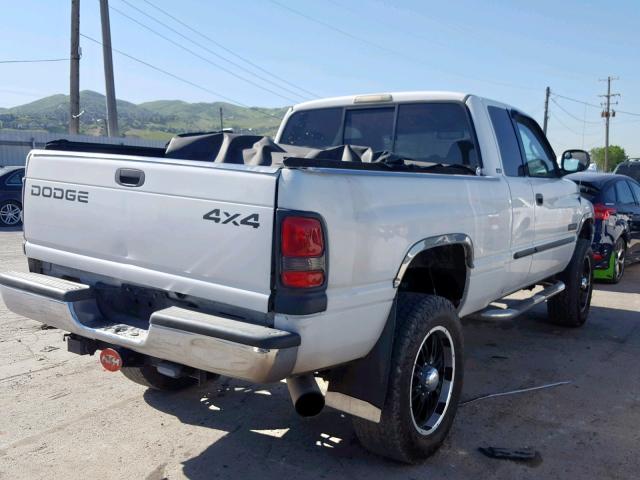 3B7KF23612M263469 - 2002 DODGE RAM 2500 WHITE photo 4