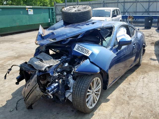 JF1ZCAC17D1610203 - 2013 SUBARU BRZ 2.0 LI BLUE photo 2