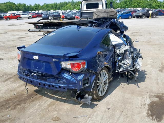 JF1ZCAC17D1610203 - 2013 SUBARU BRZ 2.0 LI BLUE photo 4