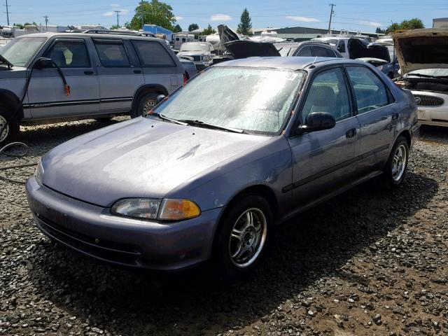 JHMEG8644RS002277 - 1994 HONDA CIVIC DX GRAY photo 2