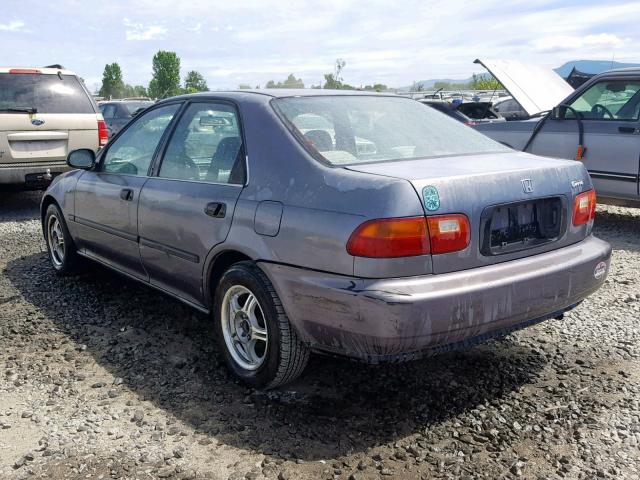 JHMEG8644RS002277 - 1994 HONDA CIVIC DX GRAY photo 3