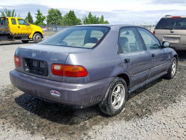 JHMEG8644RS002277 - 1994 HONDA CIVIC DX GRAY photo 4