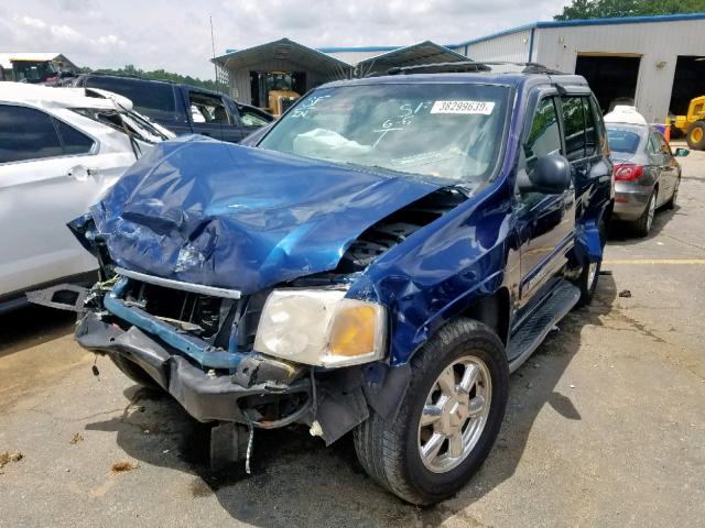 1GKDS13SX32403785 - 2003 GMC ENVOY BLUE photo 2