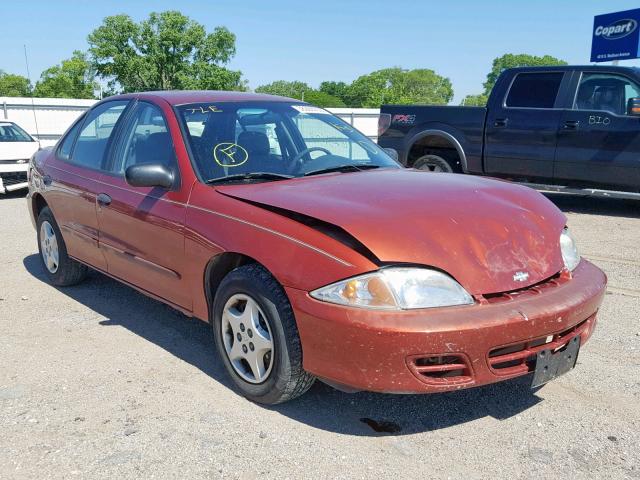 1G1JC524617311250 - 2001 CHEVROLET CAVALIER B BURGUNDY photo 1