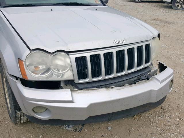 1J4GR48K96C294534 - 2006 JEEP GRAND CHER SILVER photo 9