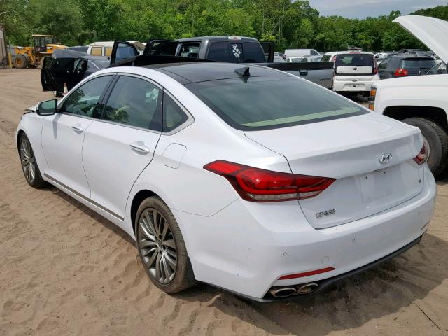 KMHGN4JF3FU027507 - 2015 HYUNDAI GENESIS 5. WHITE photo 3