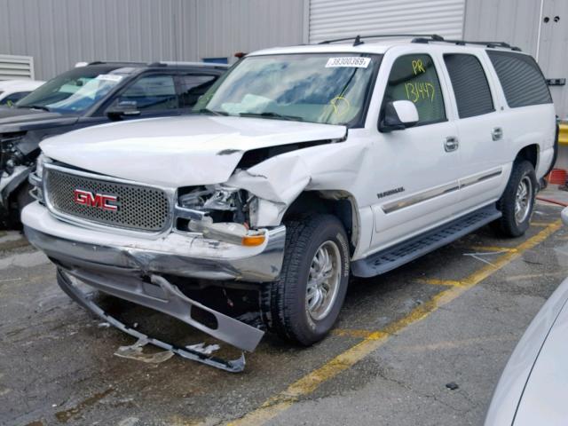 1GKEC16Z16J135004 - 2006 GMC YUKON XL C WHITE photo 2