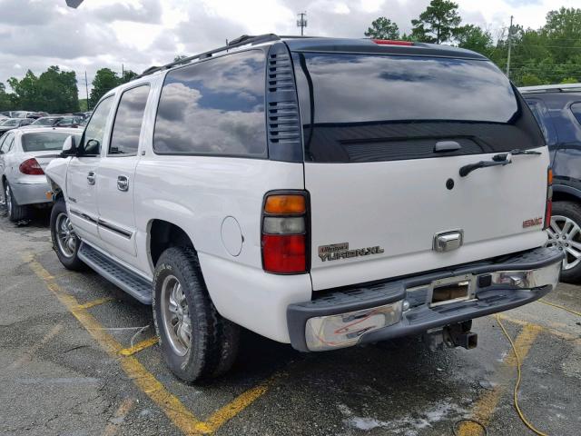 1GKEC16Z16J135004 - 2006 GMC YUKON XL C WHITE photo 3