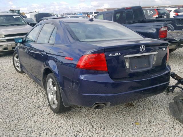 19UUA66246A013283 - 2006 ACURA 3.2TL BLUE photo 3