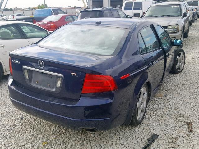 19UUA66246A013283 - 2006 ACURA 3.2TL BLUE photo 4