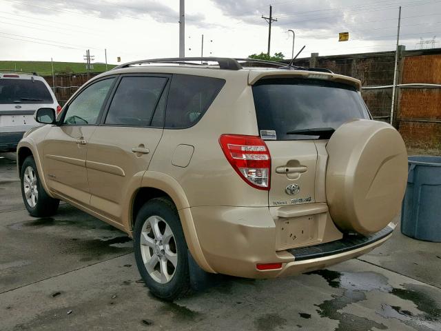 JTMDK4DV9A5092352 - 2010 TOYOTA RAV4 LIMIT GOLD photo 3