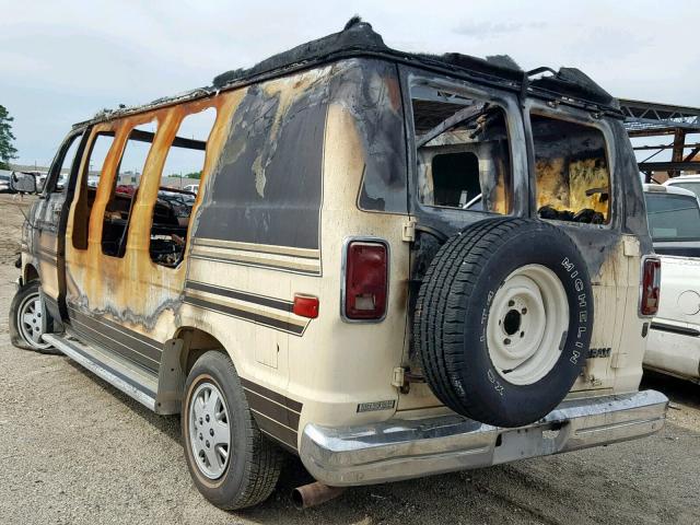 2B6HB23T9HK206415 - 1987 DODGE RAM VAN B2 BURN photo 3