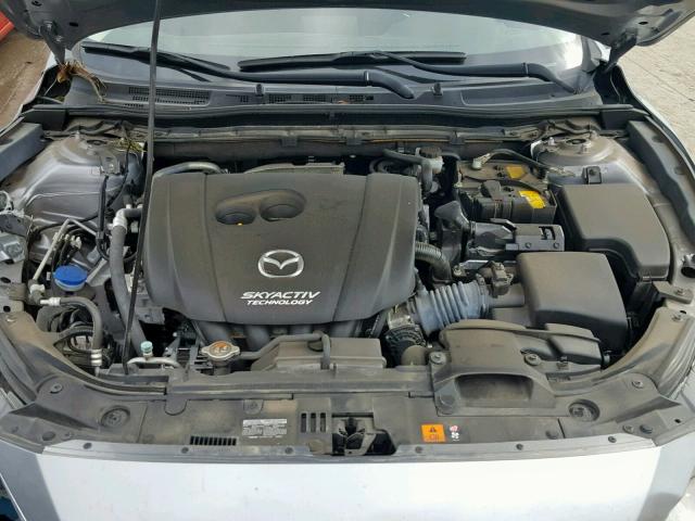 JM1BM1V71E1170748 - 2014 MAZDA 3 TOURING SILVER photo 7