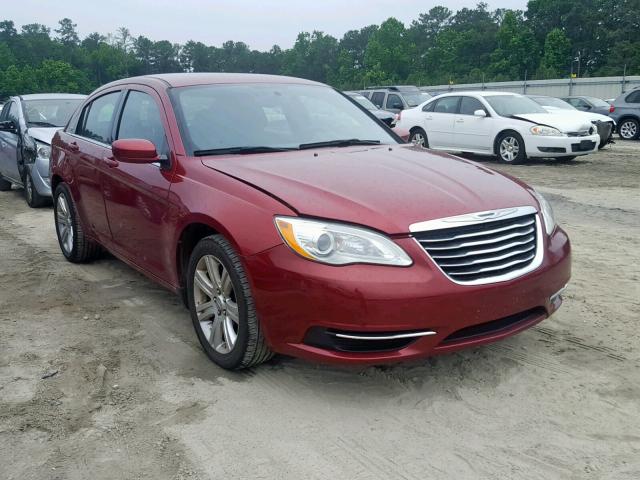 1C3CCBBB2DN577754 - 2013 CHRYSLER 200 TOURIN RED photo 1