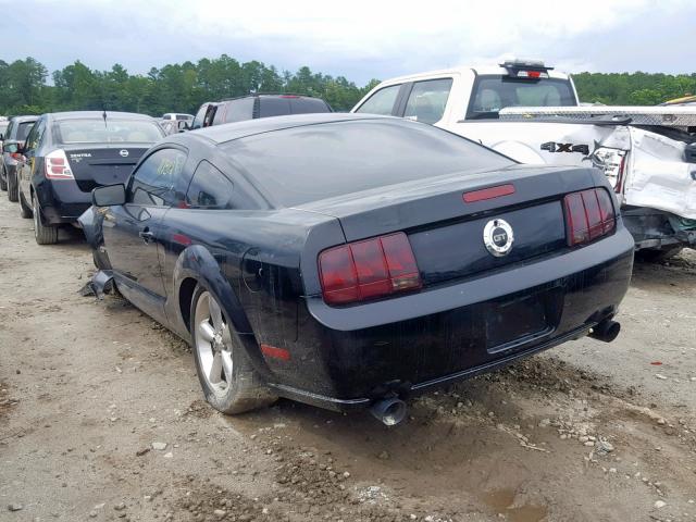 1ZVFT82H765256485 - 2006 FORD MUSTANG GT BLACK photo 3