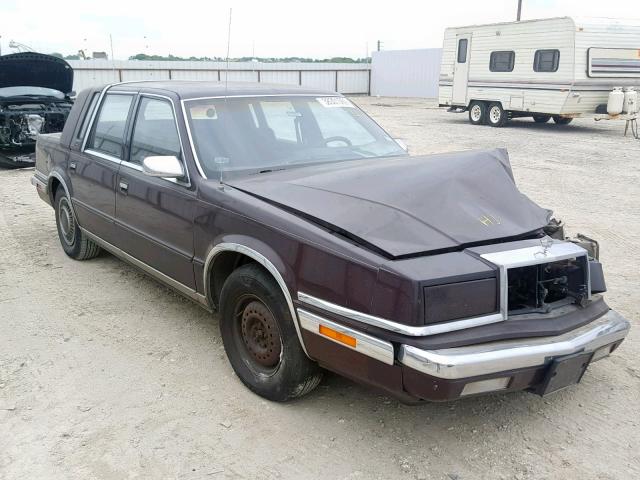 1C3XY66R6MD132473 - 1991 CHRYSLER NEW YORKER MAROON photo 1