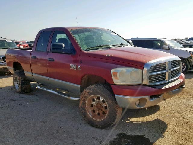 3D7KS28A48G106394 - 2008 DODGE RAM 2500 S წითელი ფოტო 1
