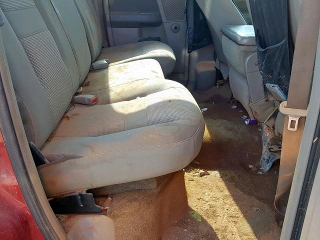 3D7KS28A48G106394 - 2008 DODGE RAM 2500 S წითელი ფოტო 6