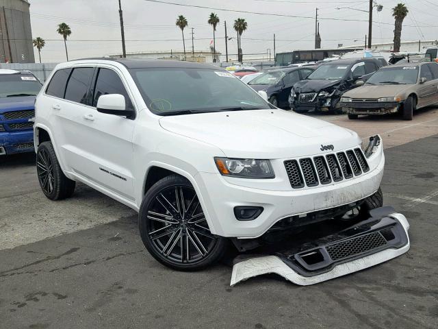 1C4RJEAG0FC779808 - 2015 JEEP GRAND CHER WHITE photo 1