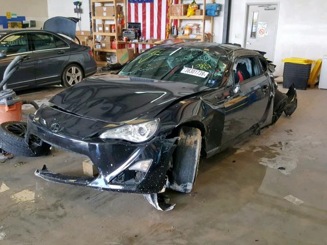 JF1ZNAA13D1721957 - 2013 TOYOTA SCION FR-S BLACK photo 2