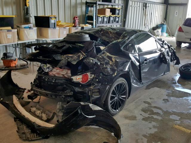 JF1ZNAA13D1721957 - 2013 TOYOTA SCION FR-S BLACK photo 4