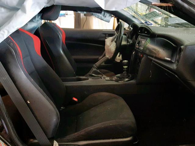 JF1ZNAA13D1721957 - 2013 TOYOTA SCION FR-S BLACK photo 5