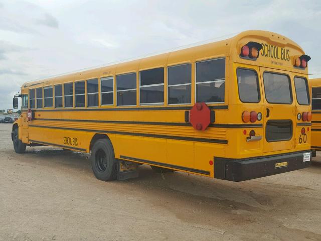 1BAKGCPA0GF319498 - 2016 BLUE BIRD SCHOOL BUS YELLOW photo 3