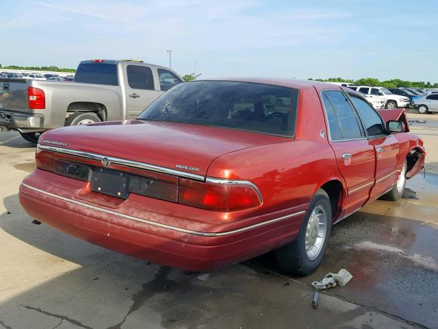 2MELM75W4TX673532 - 1996 MERCURY GRAND MARQ BURGUNDY photo 4