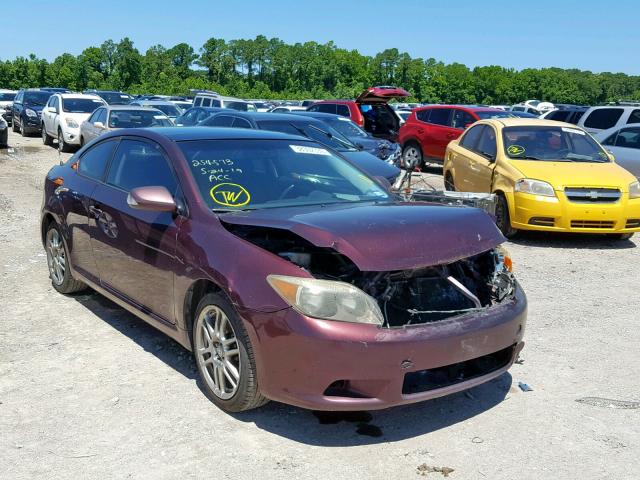 JTKDE177X70209986 - 2007 TOYOTA SCION TC ბურგუნდია ფოტო 1