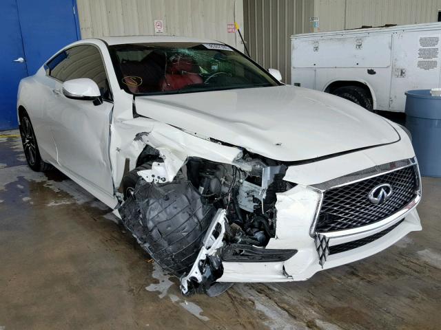 JN1EV7EK2JM340175 - 2018 INFINITI Q60 LUXE 3 WHITE photo 1