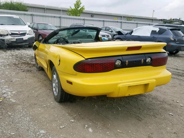 2G2FS32K7Y2150660 - 2000 PONTIAC FIREBIRD YELLOW photo 3