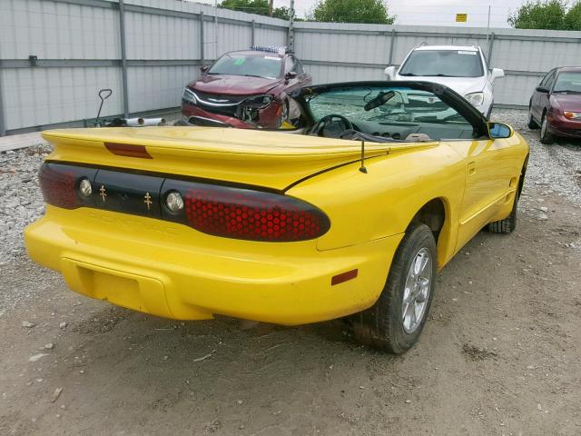 2G2FS32K7Y2150660 - 2000 PONTIAC FIREBIRD YELLOW photo 4