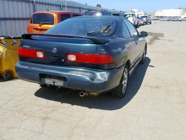 JH4DC4452TS026628 - 1996 ACURA INTEGRA LS GREEN photo 4