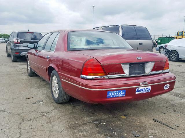 2FAFP74W43X102443 - 2003 FORD CROWN VICT BURGUNDY photo 3