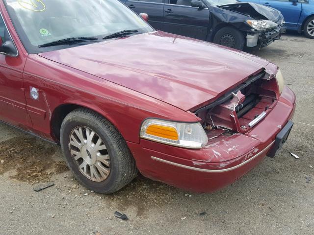 2FAFP74W43X102443 - 2003 FORD CROWN VICT BURGUNDY photo 9