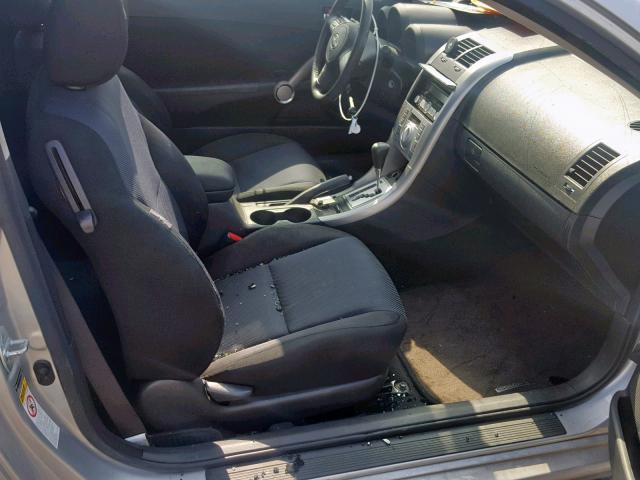 JTKDE3B74A0302920 - 2010 TOYOTA SCION TC SILVER photo 5