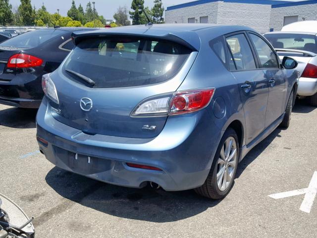 JM1BL1H61A1306800 - 2010 MAZDA 3 S BLUE photo 4