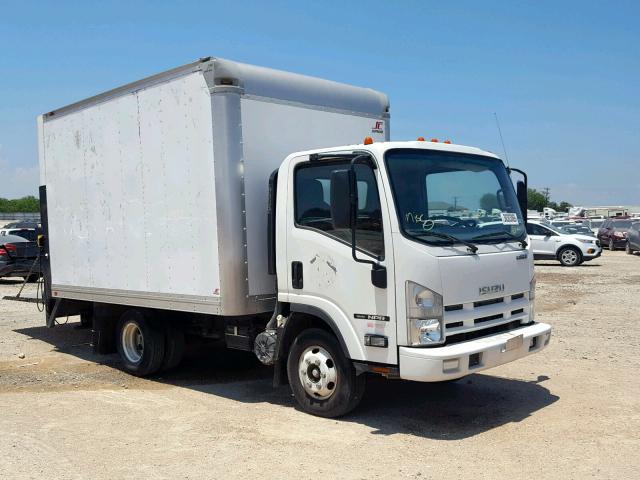 54DB4W1B3ES802887 - 2014 ISUZU NPR WHITE photo 1