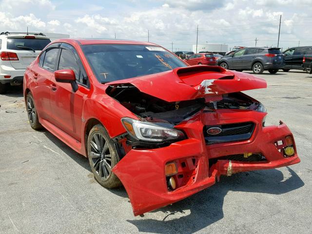 JF1VA1G61F8822504 - 2015 SUBARU WRX LIMITE RED photo 1