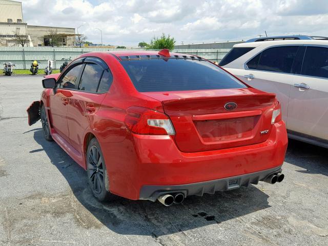 JF1VA1G61F8822504 - 2015 SUBARU WRX LIMITE RED photo 3