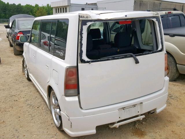 JTLKT334X50188926 - 2005 TOYOTA SCION XB 白色 照片 3