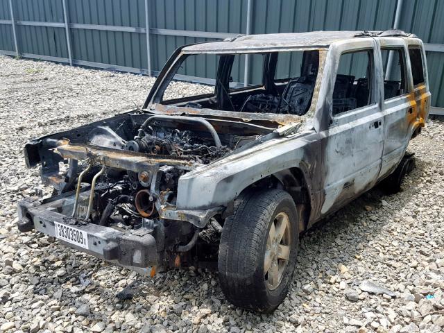 1J8HG48K36C195040 - 2006 JEEP COMMANDER BURN photo 2