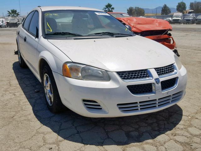 1B3EL36X74N193437 - 2004 DODGE STRATUS SE WHITE photo 1