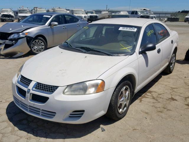 1B3EL36X74N193437 - 2004 DODGE STRATUS SE WHITE photo 2