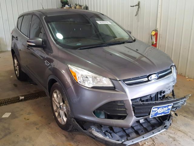 1FMCU0H99DUD56350 - 2013 FORD ESCAPE SEL GRAY photo 1