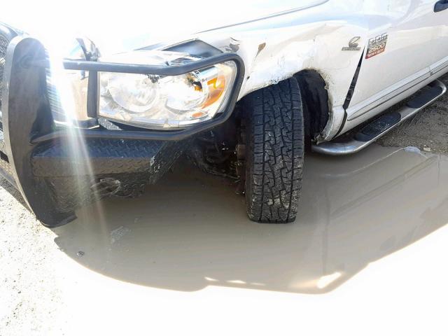 3D7KR28L69G517312 - 2009 DODGE RAM 2500 WHITE photo 9