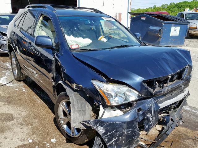 JTJHW31U372018539 - 2007 LEXUS RX 400H BLUE photo 1