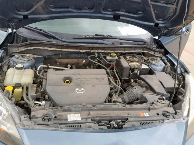 JM1BL1SF4A1107314 - 2010 MAZDA 3 I BLUE photo 7