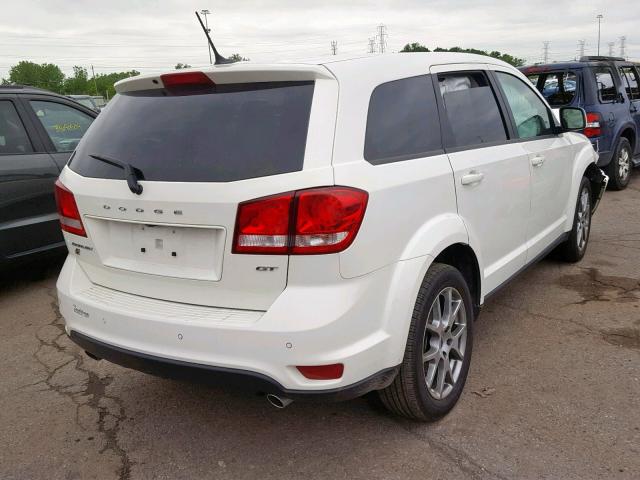 3C4PDDEG0JT389520 - 2018 DODGE JOURNEY GT WHITE photo 4