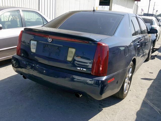 1G6DW677750231168 - 2005 CADILLAC STS BLUE photo 4